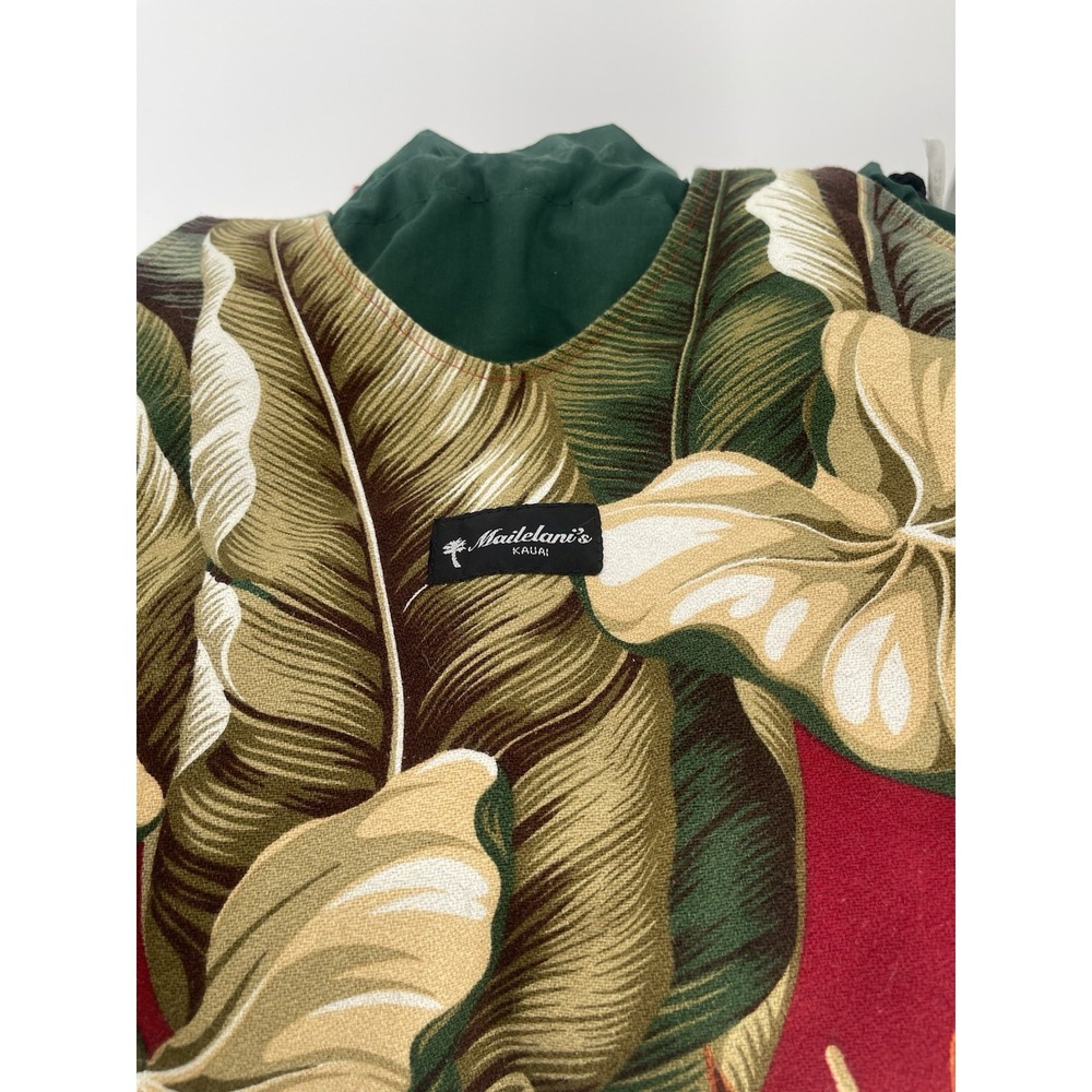 Mailelani's Kauai Handcrafted Hawaiian Handbag Purse-red And Green - Picture 2 of 4